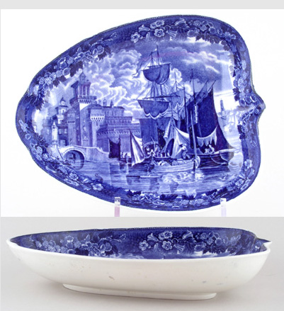 Dish Heart Shape c 1915